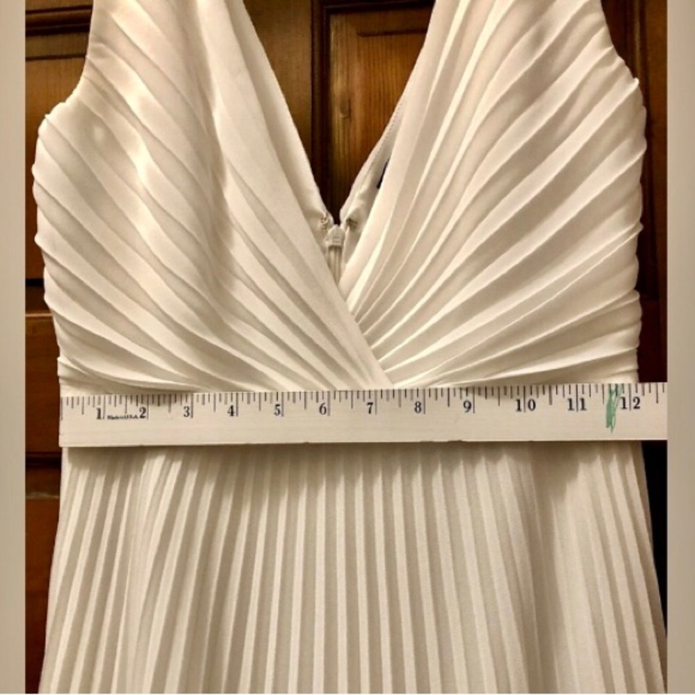 BHLDN Badgley Mischa Sloane pleated Wedding Dress - Picture 10 of 14